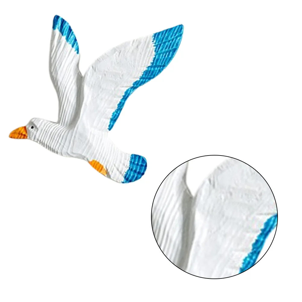 

Bird Figurines Home Decor Beach Themed Wall Seagull Ornaments Birds Decoration Decorations