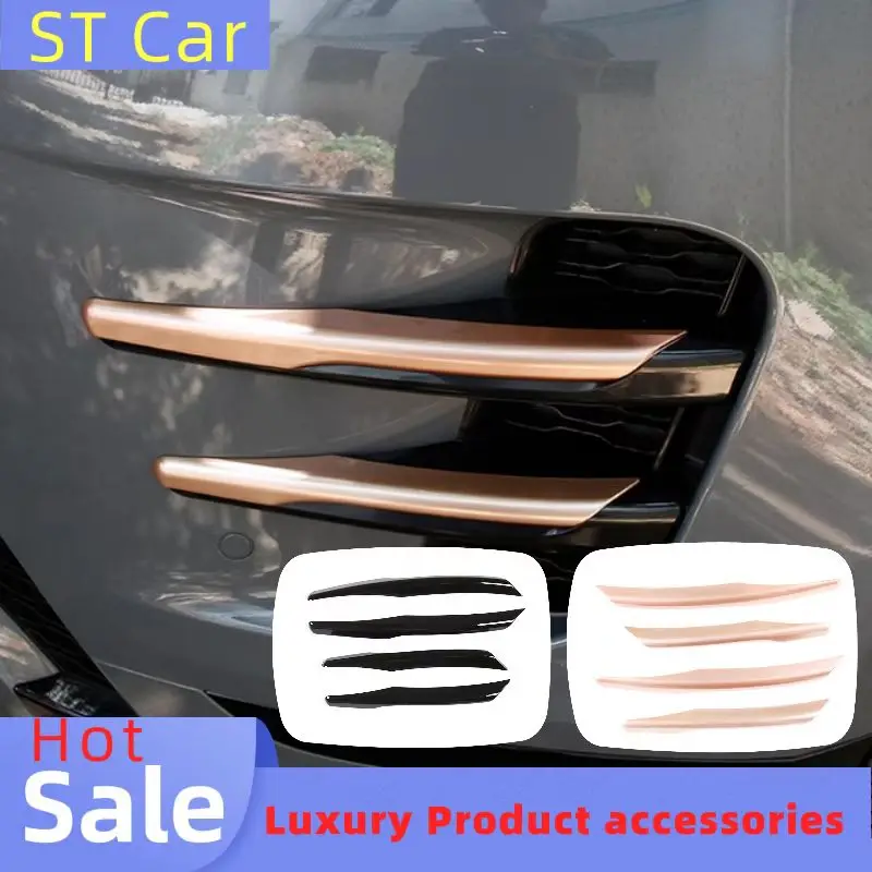 

ABS Black For Range Rover Range Rover Evoque(L551) 2019-2020 Car Front Fog Lamp Frame Trim Exterior Decoration Accessories