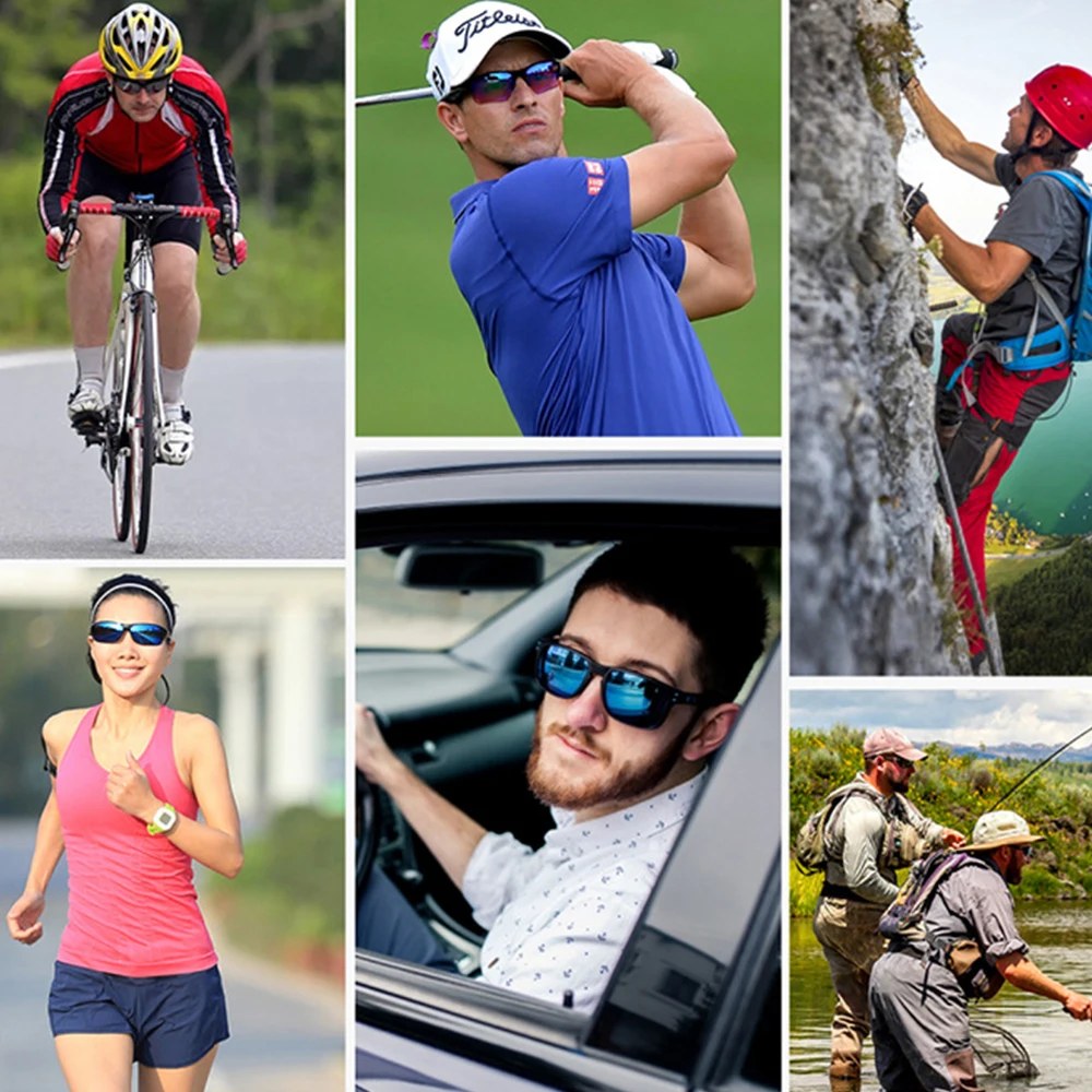 Cycling Glasses Photochromic Men Women Sunglasses Outdoor Sports Goggles UV400 Polarized Windproof MTB Cycling Eyewear