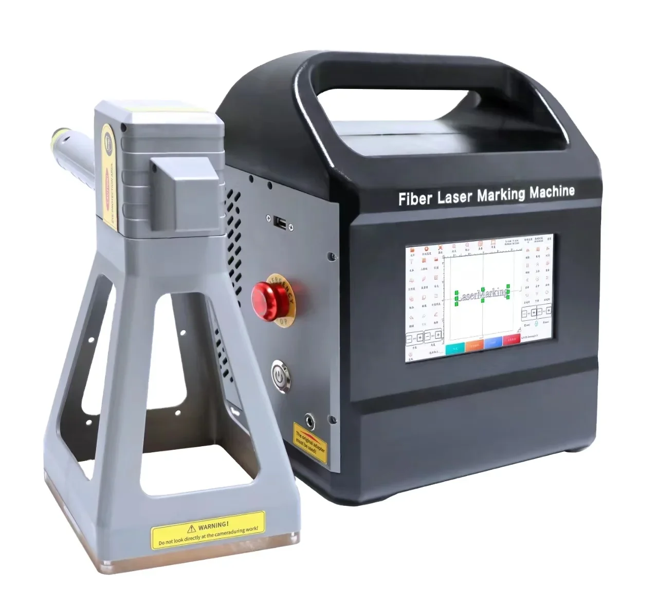 

20W30W Portable Handheld Engraving Ironing Fiber La/ser Marking Machine for Metal Wire Mesh