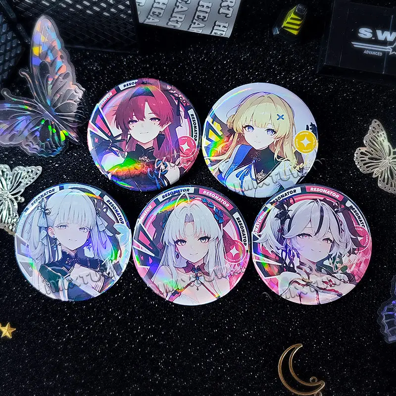 

Wuthering Waves Camellya аниме игра плюшевая кнопка булавка милый персонаж аниме брошь из мультфильма значок аксессуары для рюкзака