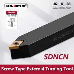 Herramienta de torneado externo, soporte de barra de corte CNC, SDNCN1212, SDNCN1616, SDNCN2020, SDNCN2525, SDNCN3232