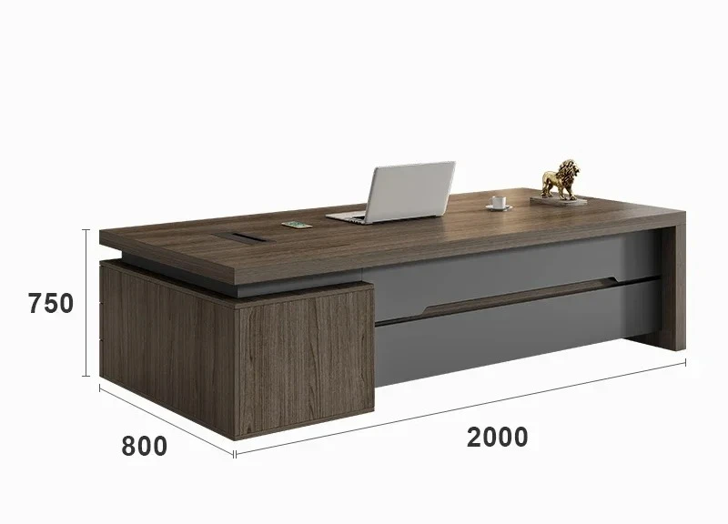 Bedroom Computer Office Desk Large Brown Modern Study Coffee Office Desk Executive Writing Mesa Ordenador Modern Furniture