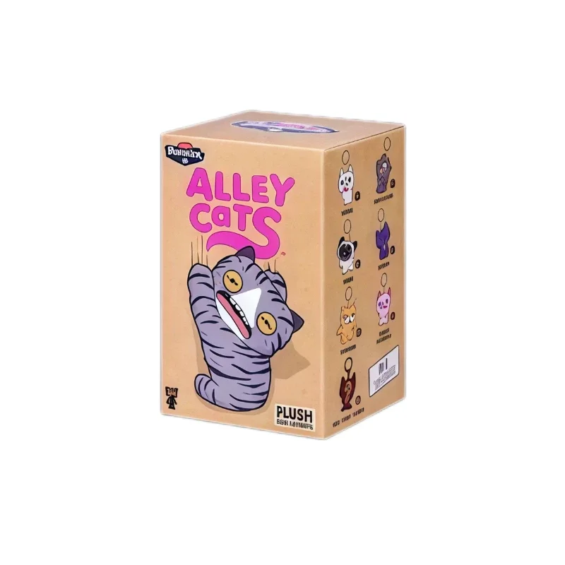 Neuer Verkauf: Original Fuggler Alley Cats Plüsch-Taschenanhänger-Serie – Blindbox-Schlüsselanhänger-Kollektion, Plüschtier-Anhänger, süßes Überraschungsgeschenk
