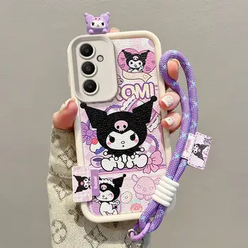 3D kryt s medvědem Kuromi pro Samsung Galaxy A06 A16 A07 A17 A36 A56 s popruhem a lanem, kreslený film Pochacco 8 nejlepší prodej kryt na telefon samsung mimco - №5