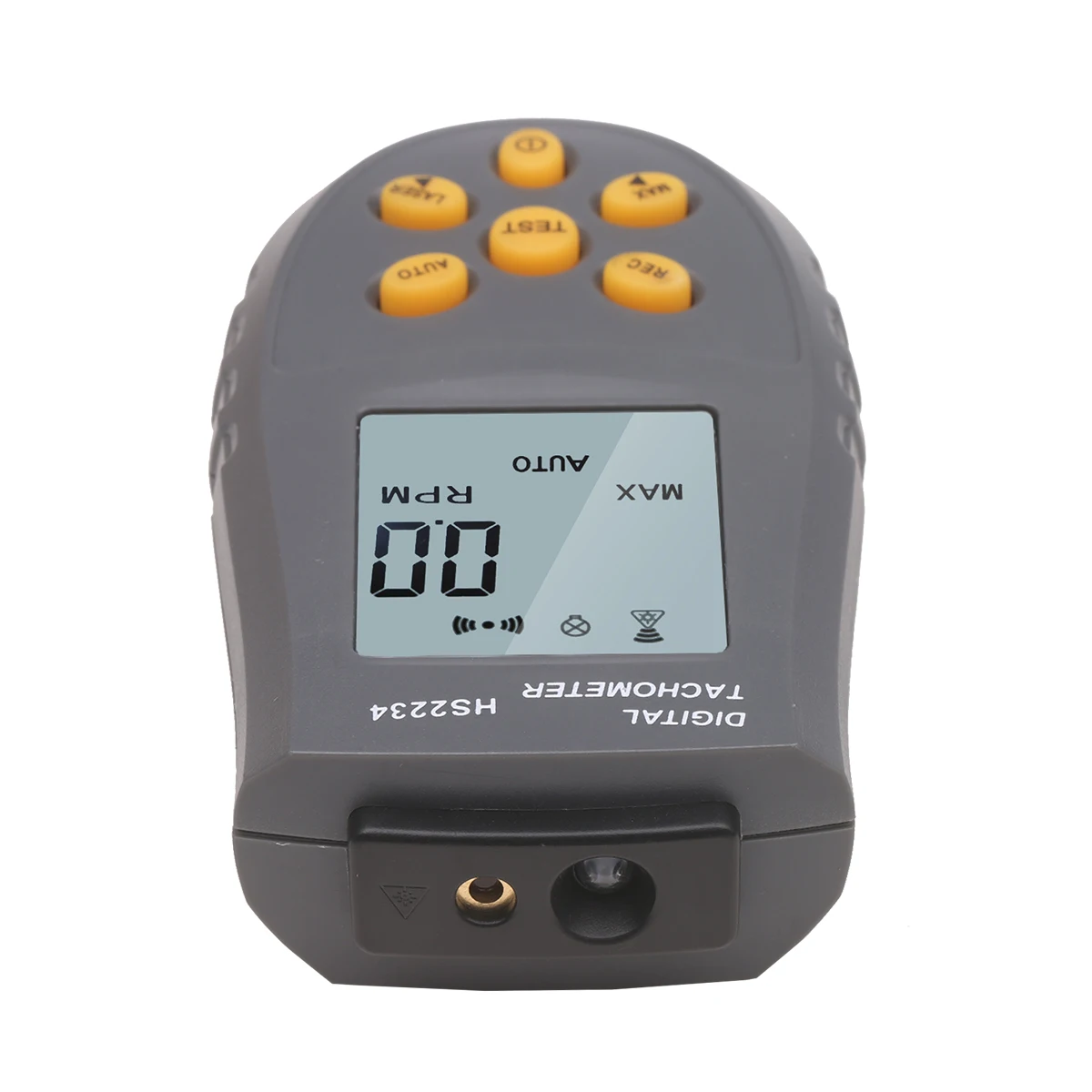 Portable High-precision Digital Tachometer with Laser Manual/Automatic Measurement Speedometer LCD Display with Backlight