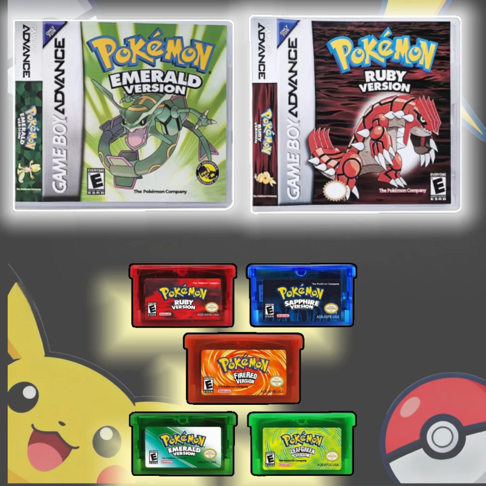 Игровой-картридж-серии-pokemon-gba-игровая-консоль-карта-emerald-fire-red-leafgreen-ruby-sapphire-gba-ndsl-nds-gbm-gba-sp-подарки