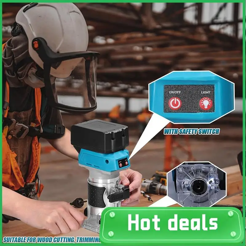 luda-woodworking-trimmer-brushless-milling-engraving-slotting-machine-wood-router-trimming-machine-for-18v-battery