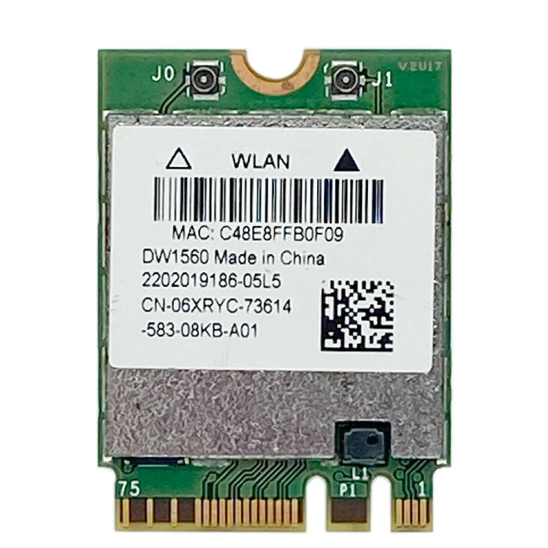 DW1560 6XRYC 802.11 AC 867 Mbps Bluetooth 4.0 WIFI WLAN Card NGFF for XPS 13 9343 Broadcom BCM94352Z Toshiba Acer ASUS