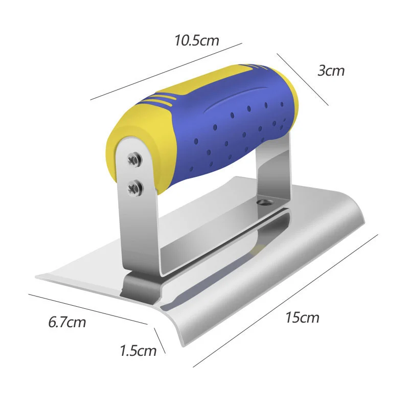 Inner and Outer ​Corner Trowel Internal and External 90 Degree Sheet Rock Stainless Steel Tool Accessories Drywall Corner Trowel