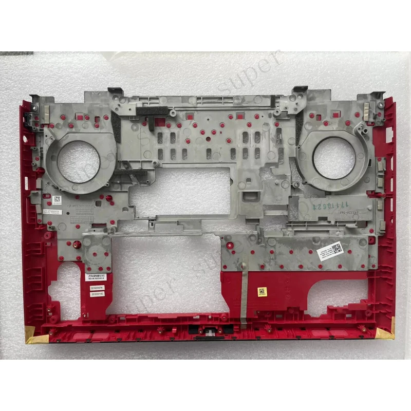 S+   For Dell 7566 7567 05H2HJ Red Bottom Case Base Cover Lower Case