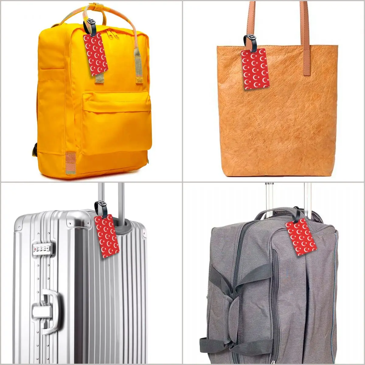 Étiquette de bagage personnalisée pour la protection de la vie privée, étiquettes de bagage fières turques, sac de voyage, valise attro