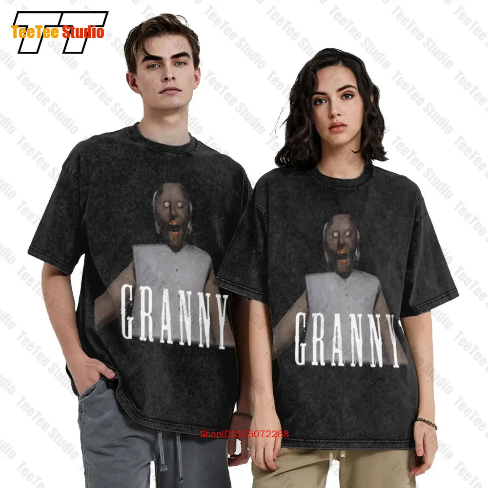 Mobile Horror Game Granny Vintage Oversized T-Shirt DQ9D