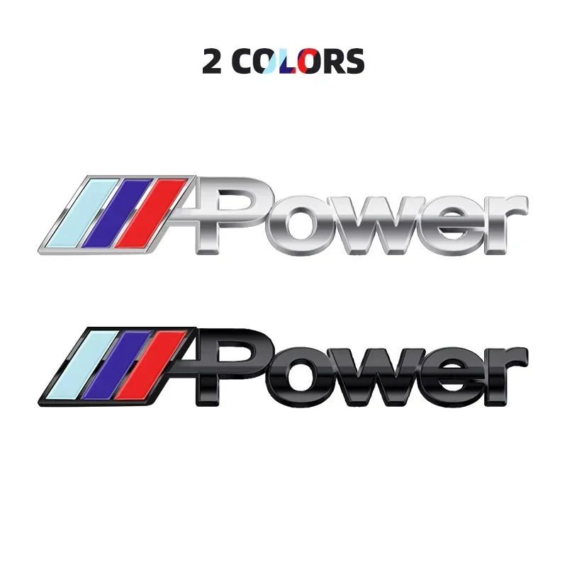 2pcs Car Stickers Side Decoration Accessories Decal For Bmw M Power X1 X3 X5 X6 E30 E90 M3 E84 E83 E91 E60 F15 F16 E70 F30