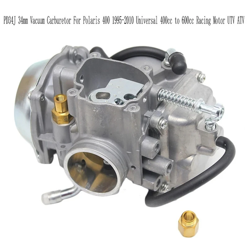 PD34J 34Mm Vacuum Carburetor For Polaris 400 1995-2010 Universal 400Cc To 600Cc Racing Motor UTV ATV