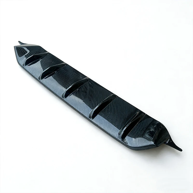 For Volvo S60 V60 2020 2021 2022 2023 2024 Rear Bumper Diffuser Splitter Unpainted Glossy Black Carbon Color Exterior Upgrade view 6