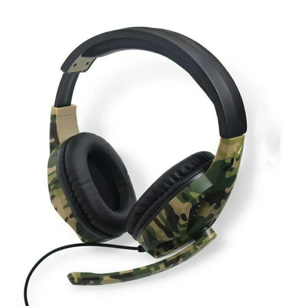 Gaming Headset For Xbox One PS4 PS5 Nintendo Switch PC 3.5mm Mic Headphone