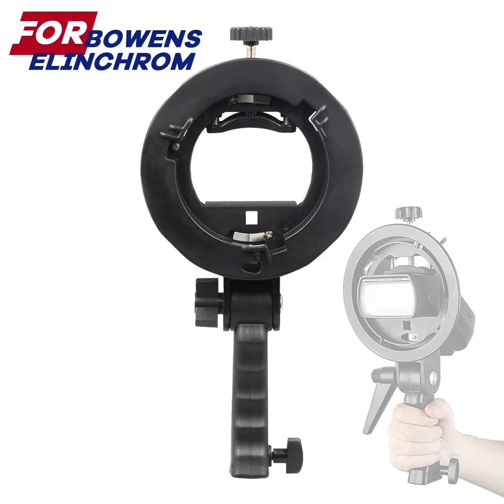 S-نوع سبيدليت قوس ل بونز يده قبضة فلاش حامل محول للضوء حامل سوفتبوكس سنوت استوديو ستروبي اكسسوارات