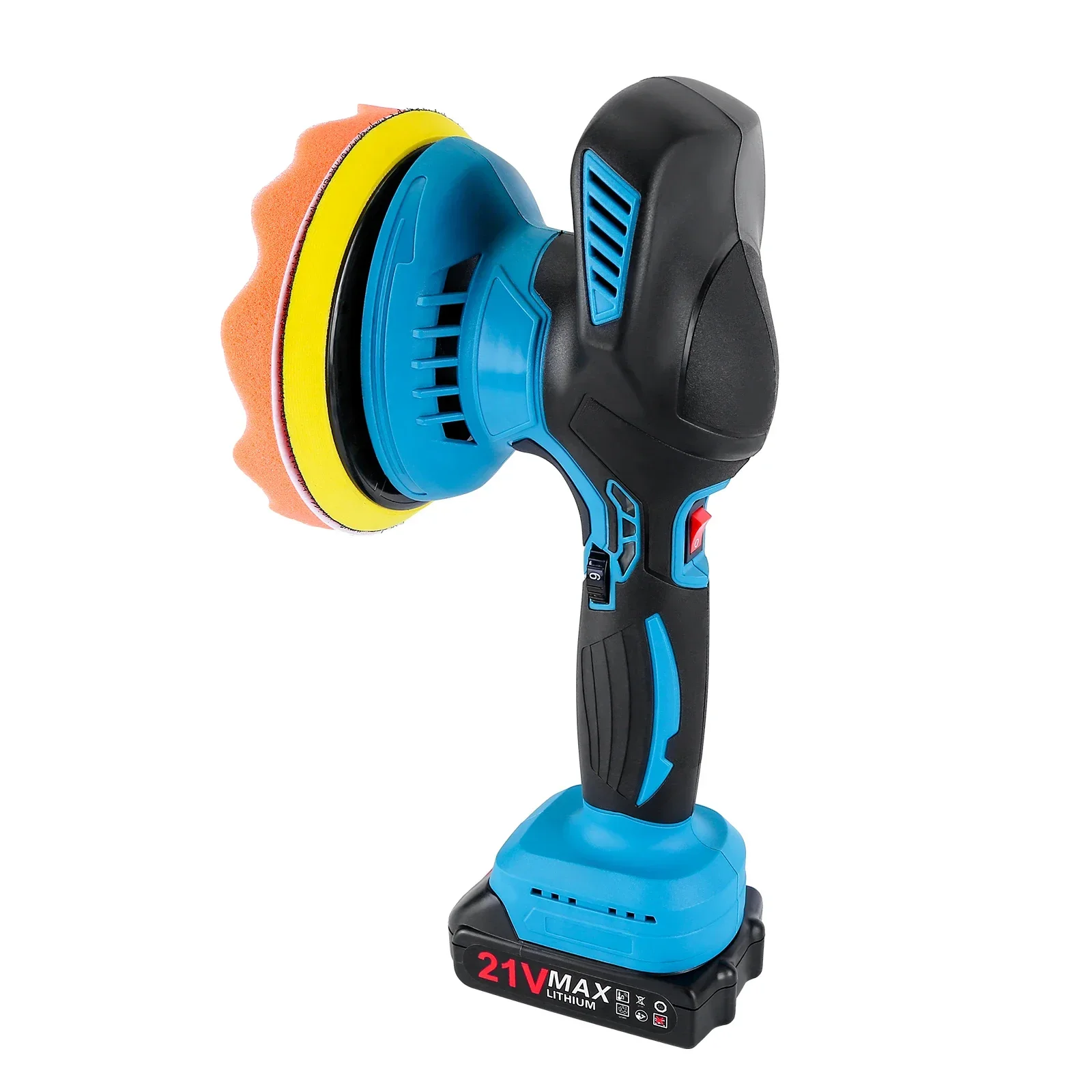 آلة تلميع السيارات اللاسلكية 21 فولت مع المرفقات 6 سرعات الملمع اللاسلكي #6