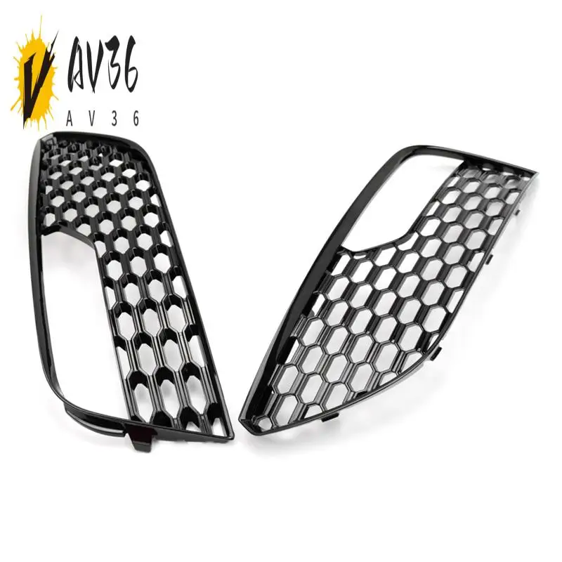 

AV36-1Pair Front Lower Bumper Fog Light Cover Grille Black Fog Light Cover Grille For A3 S3 2012-2016 8V3807681 8V3807682