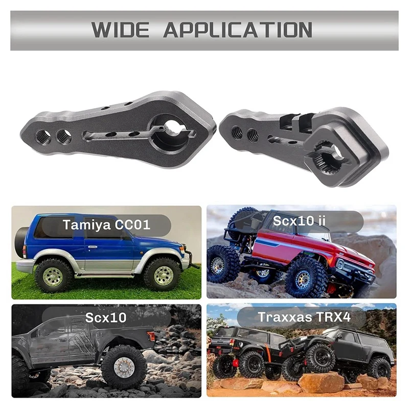 2025 Новые обновления сервопривода 25T для стандартных серводвигателей для Traxxas TRX4 Axial SCX10 Tamiya 1/10 RC