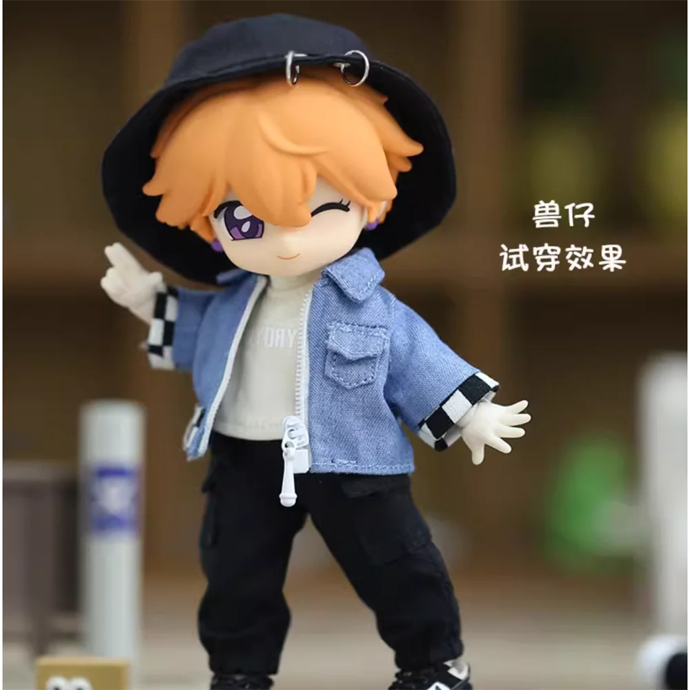 1/12 12 نقطة OB11 الملابس الحرم الجامعي معطف رائع سترة قبعة السراويل السراويل نموذج الملحقات P9 YMY Bjd Ufdoll الجسم في الأوراق المالية