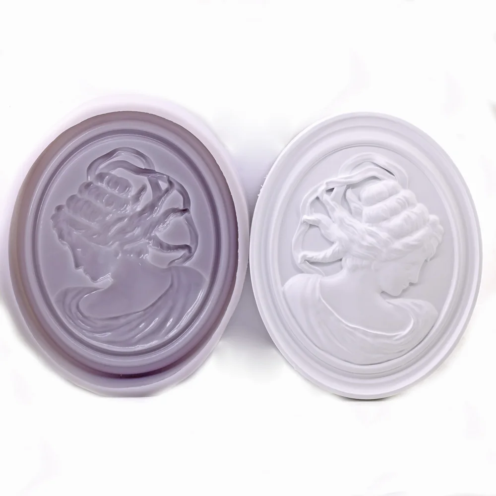 

VENUS GodDESS relief portrait Silicone Mould Sugarcraft Cake Decors Baking Mold Home Craft Making Resin Plaster Clay Gypsum