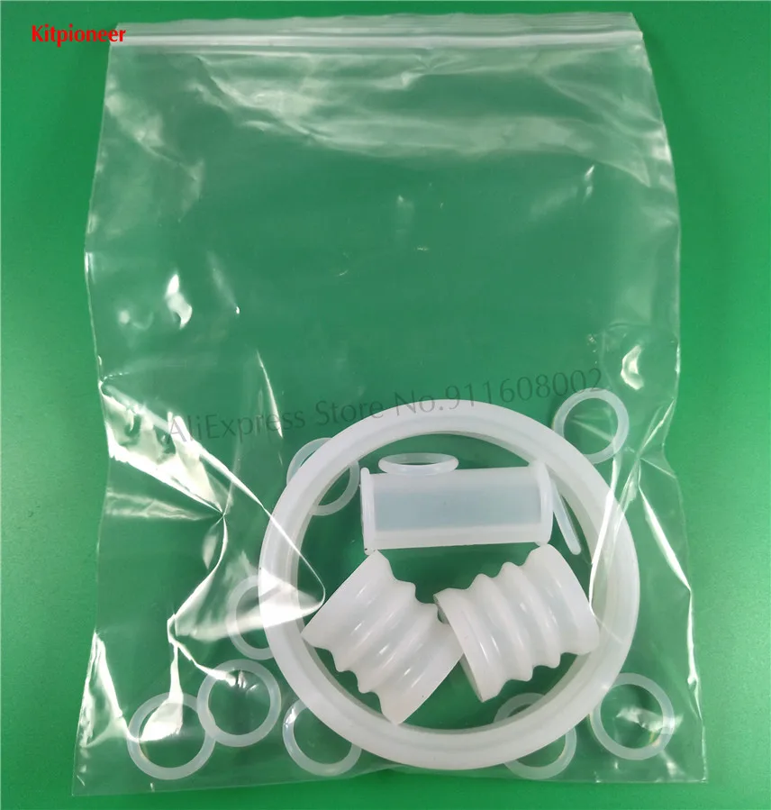 17 Pieces Accessories Seal Rings Gasket Sleeve Rings New FittingsComponents VEVOR Replacements Of YKF Soft Ice Cream Machines