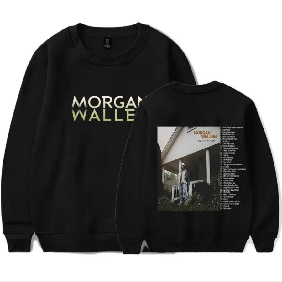 

Morgan Wallen One Thing At A Time Tour Oversized Hoodie Women Men O-neck Long Sleeve Crewneck Sweatshirt Casual Tracksuit