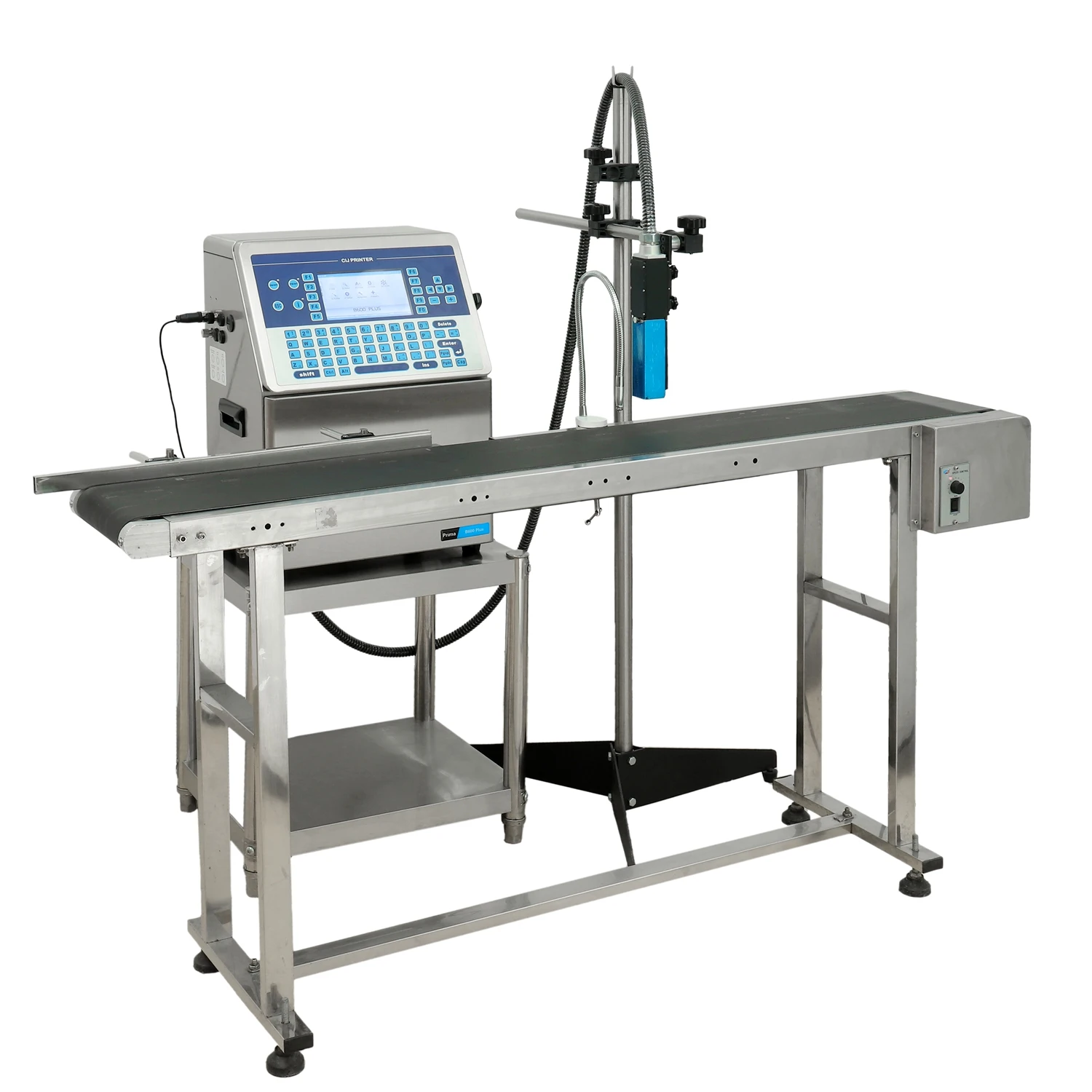 CIJインクジェットプリンターB600 Plus標準V2ノズル4Mアンビリカル工業製品オンラインコーディング日付画像コードプリンター