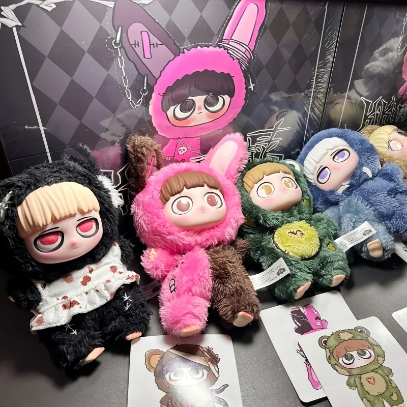 

Hot Authentic Kiki Gothic Style Night Elf Plush Blind Box Trendy Collectible Toy For Girls Birthday Little Key Pendant Gift