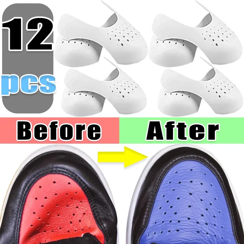 Breathable Shoe Toe Supporter Toe Cap Crease Protector Sturdy Shoe Stretcher Anti Crease Shoes Extender Support Sneakers Shield