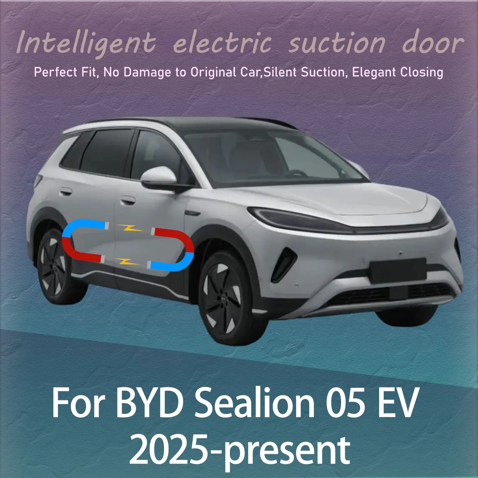 

Electric Soft Close Door Kit For BYD Sealion 05 EV 2025+ Auto Silent Anti-Slam Suction Door System Automatic Quiet Closing Latch