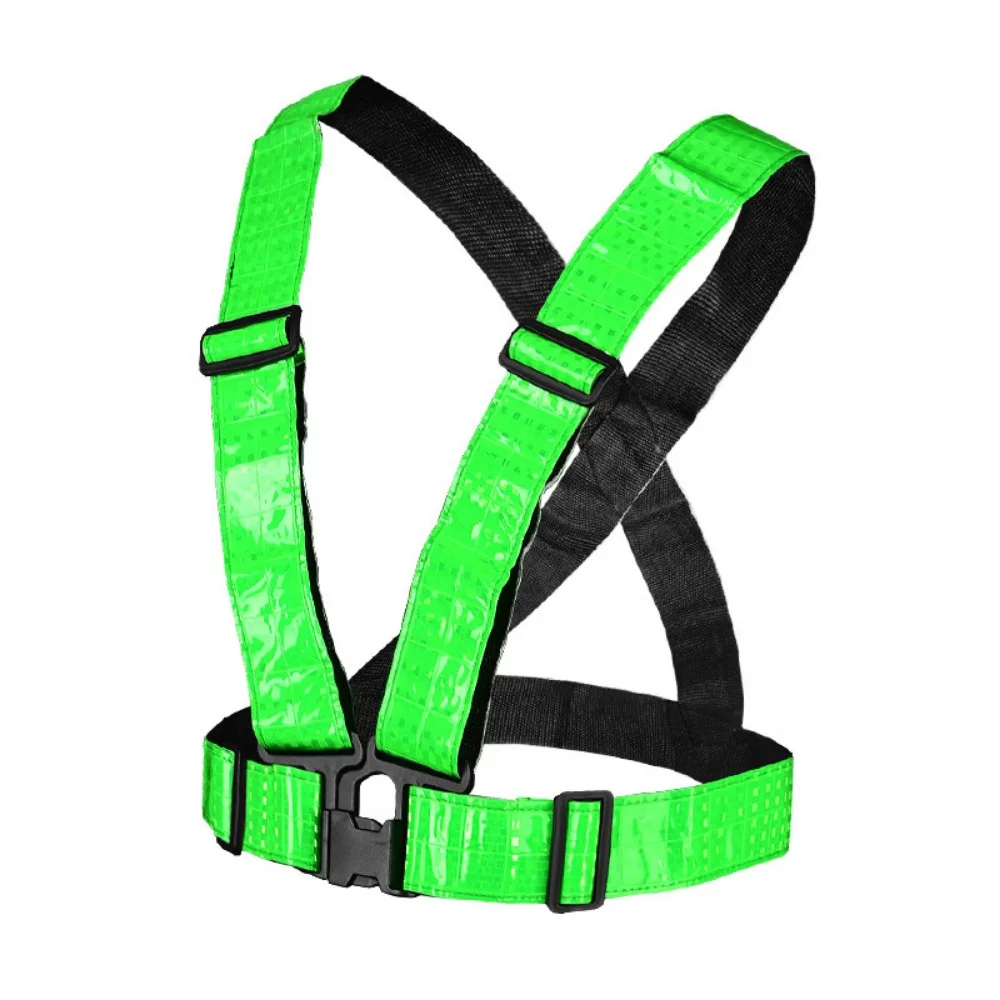 Safety Vest High Visibility Outdoor Reflective Belt Reflective Running Vest for Night Running Jogging Walking Cycling Wholesale