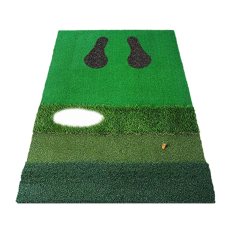 

Factory Direct Supply Multi-Functional Golf Hitting Mat Indoor Practice Ball Mat Personal Swing Practice Mat Made EVA Material