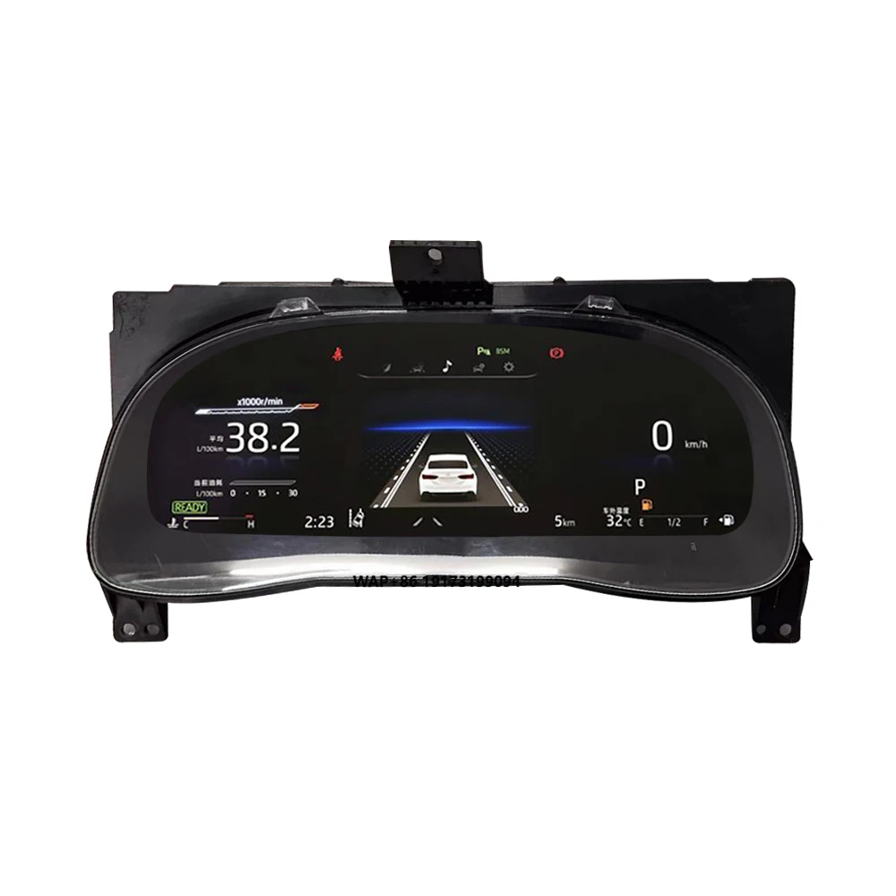 12.3 Inch Digital Cluster for Camry 2017-2018 Car Dashboard Instrument Panel Speed Meter LCD  Multimedia Player