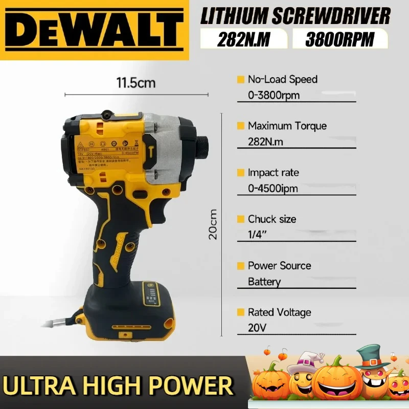 Dewalt DCF860 مثقاب مدمج لاسلكي / مفك مثقاب كهربائي بدون فرش أدوات كهربائية قابلة لإعادة الشحن مطورة 20 فولت #2