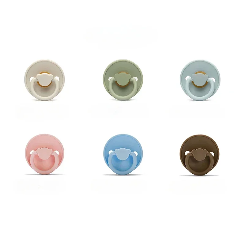 New Newborn Baby Silicone Pacifier Newborn Pacifier Infant Teether Chewable Toy Safety Baby Care Product Pacifiers Chain Set