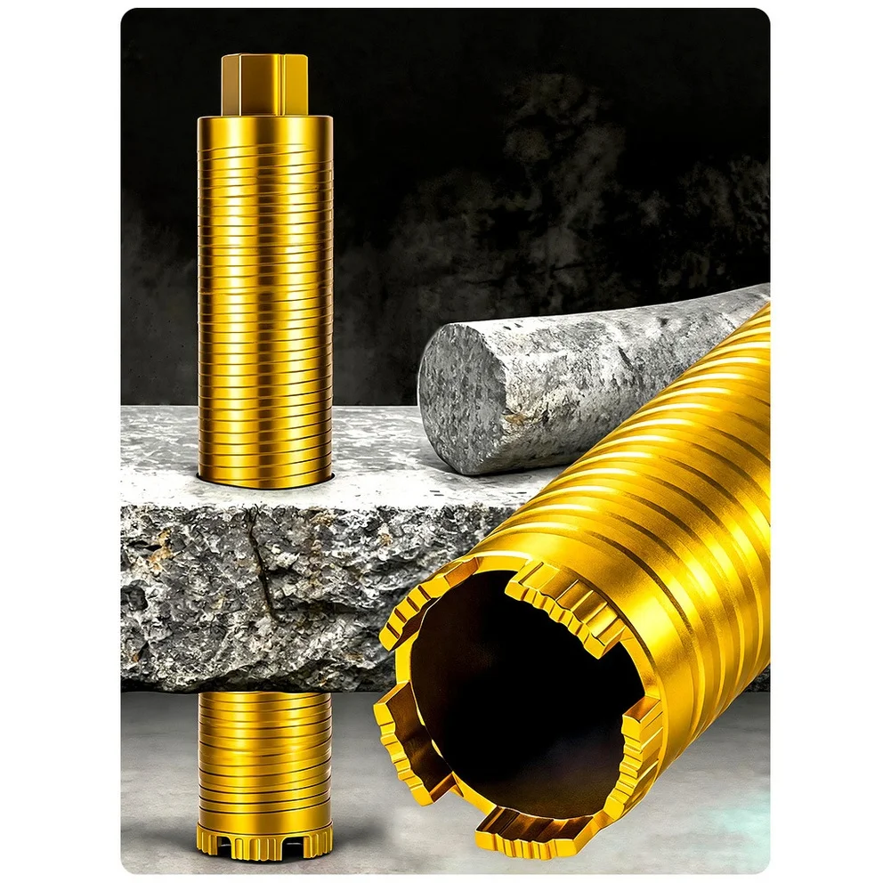 1pc Staircase Teeth Water Drill Bit 370mm Dry Wet Drill Bit For Reinforced Concrete Wall Masonry Brick Drilling Power Tool