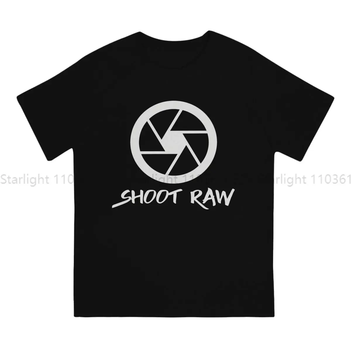 Shoot RAW Pro TShirt For Male Photographer Camera Patent Clothing Style T Shirt Comfortable