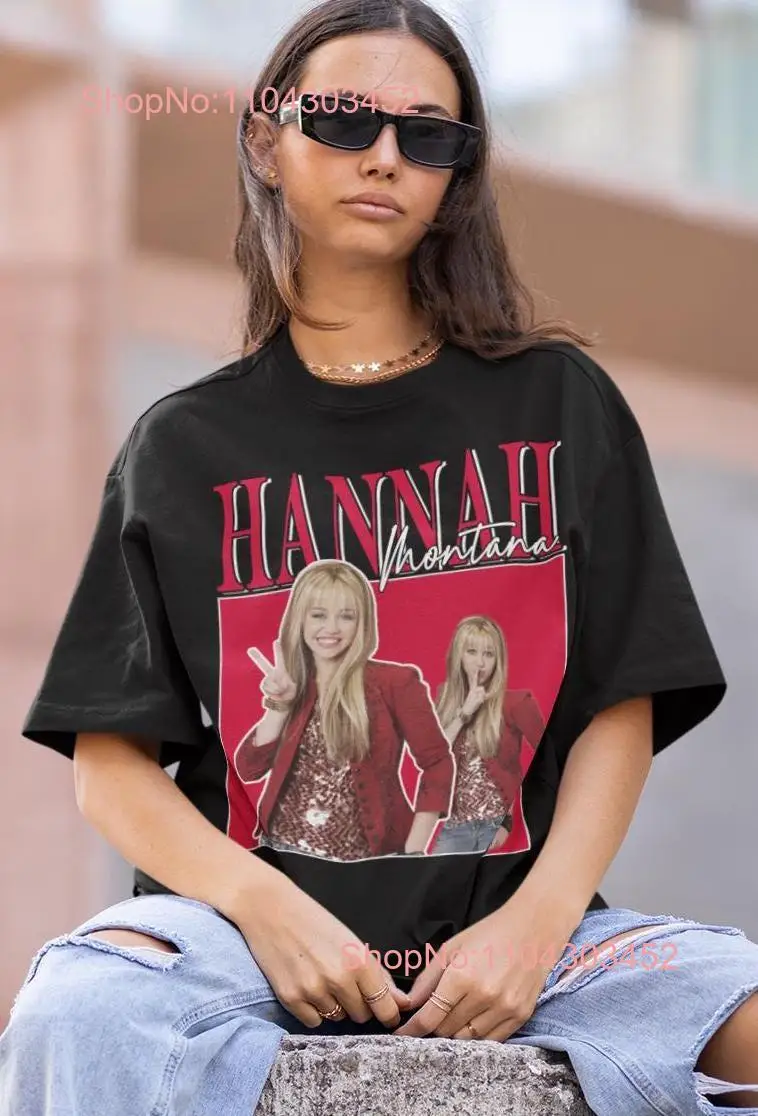 Hannah Montana Vintage Homage Classic T Shirt long or short sleeves