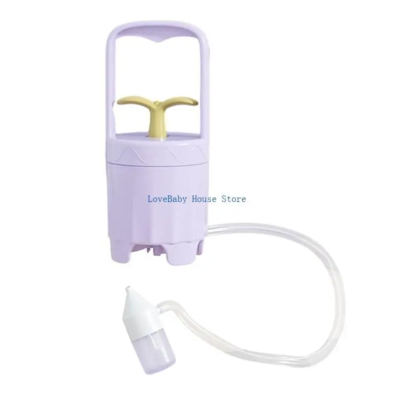 

BX0D Portable Baby Nasal Cleaner User Friendly Nose Liquid Suction Tool Anti Backflow Nasal Aspirator for Smooth Breathing
