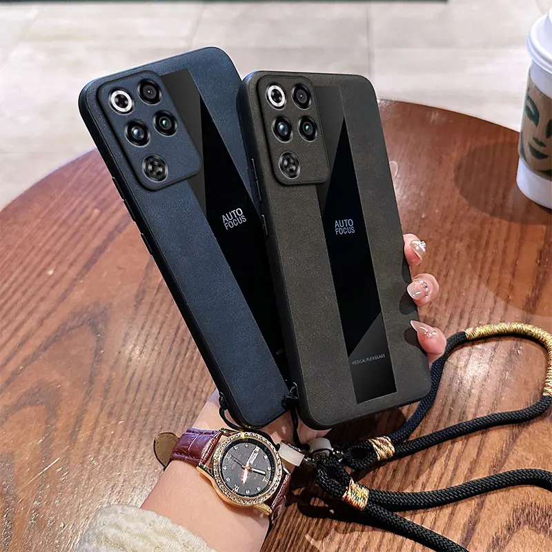 Untuk ZTE Nubia Red Magic 11 Pro Plus Casing Baru Kulit Polos Gaya Kuno Gelang Penutup Anti Jatuh Untuk Red Magic 11 Pro Funda