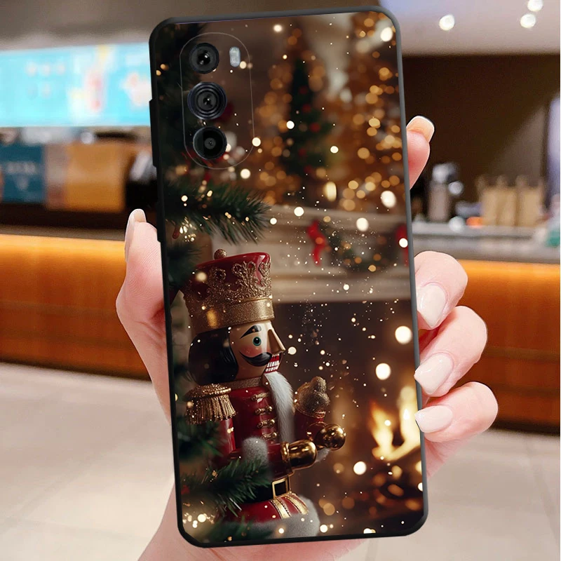 

Merry Christmas Tree Funda Phone Case For Motorola Edge 50 40 Pro 60 50 40 30 Ultra Neo Fusion Moto G Play G Stylus G Power G
