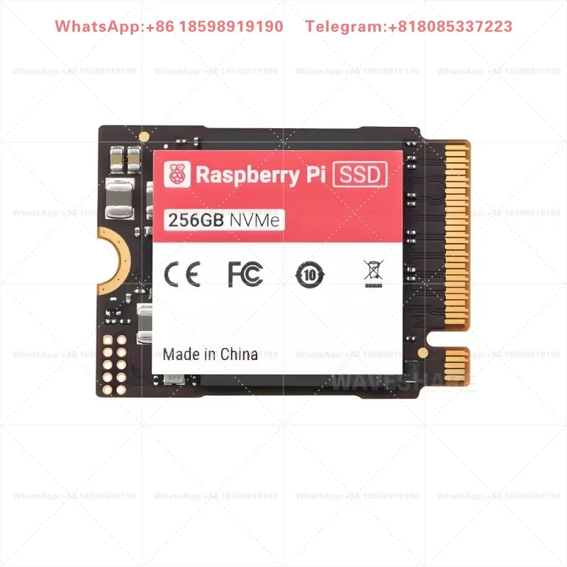 High-Speed 256GB/512GB Raspberry Pi SSD PCIe Gen 3 Standard Compliant for Raspberry Pi 5 Development Kits