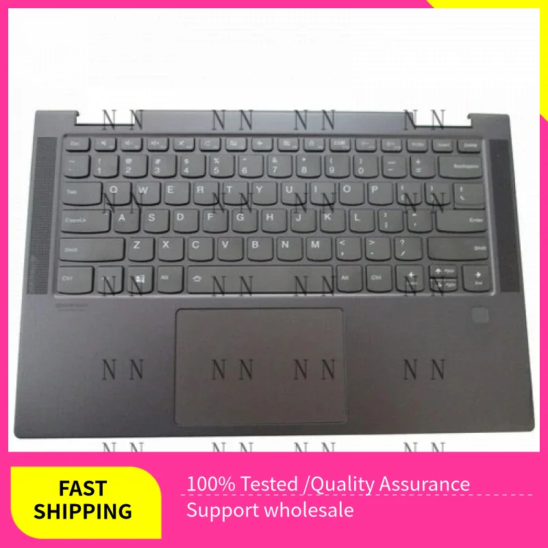 

BLGN NEW 5CB0U43959 For Yoga C740-14IML 81TC Palmrest w/ Backlit Keyboard & Touchpad