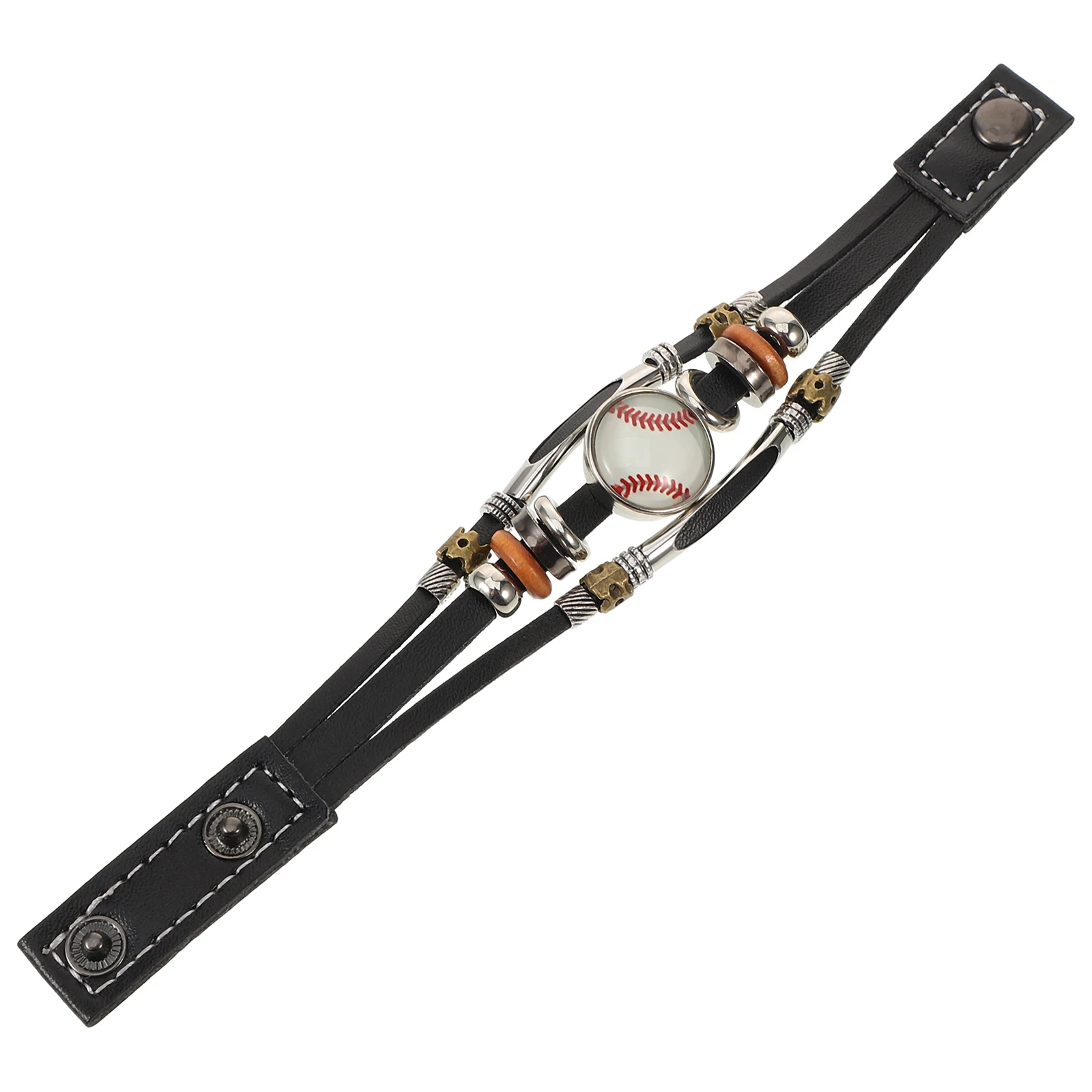 남성 여성을위한 빈티지 스타일 스포츠 팔찌 모조 복고풍 손목 보석 펑크 체인 매일 착용 멋진 손목 장식