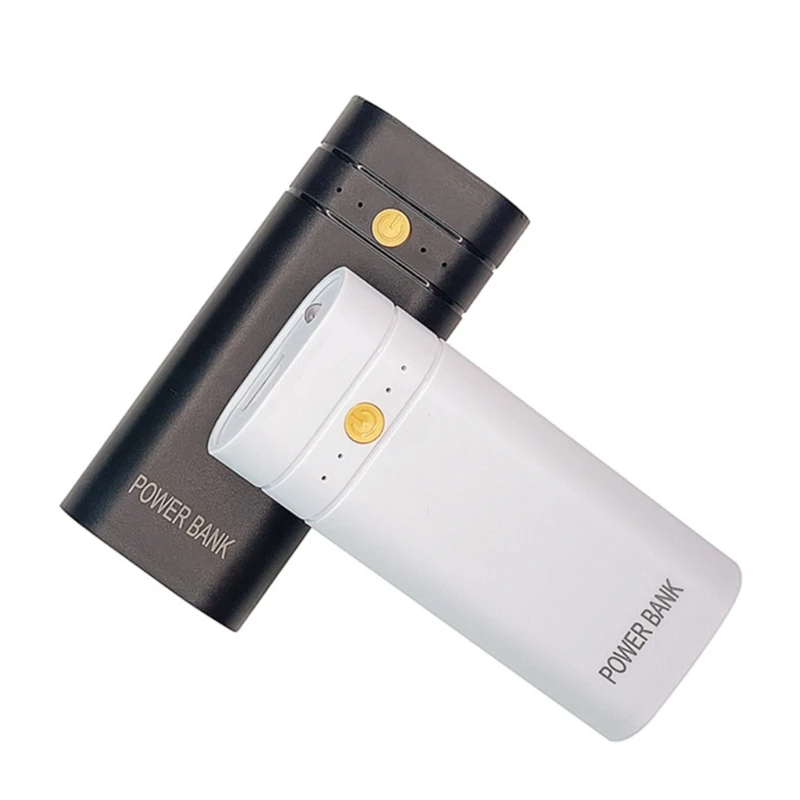 5V 2A 6000mAh 2X 18650 USB Type-C Battery Charger Case DIY Power Bank Box For Phone Electronic Charging Not Including Batteries