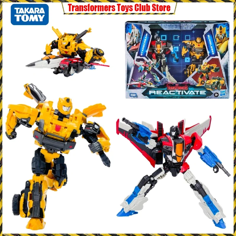 In Stock Transformers Reactivate Regular Edition Bumblebee & Starscream Action Figures Model Toy Collection Gift