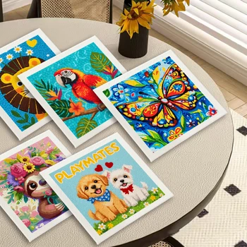 Colorful Butterfly Punch Needle Kit 1